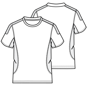 Fashion sewing patterns for MEN T-Shirts Tennis T-Shirt 641